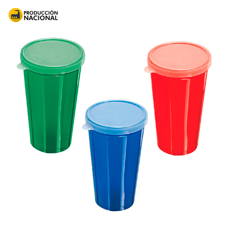 VASO TAPA PLASTICO - PRODUCCION NACIONAL